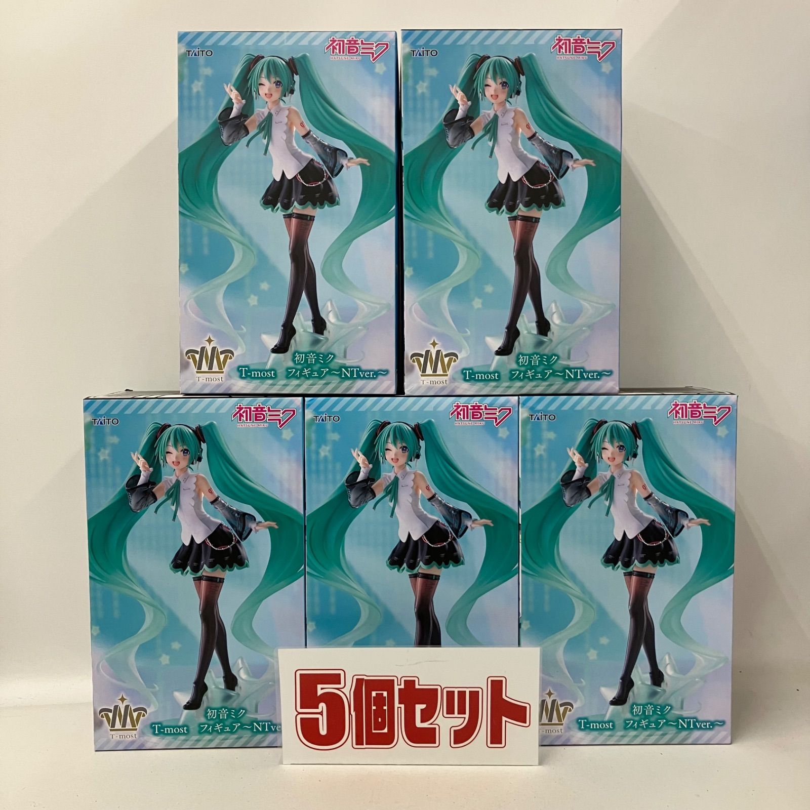 初音ミク　t-most フィギュア 42個セット 未開封 初音ミク T-most フィギュア NT ver. 5個セット LFKA26 f107