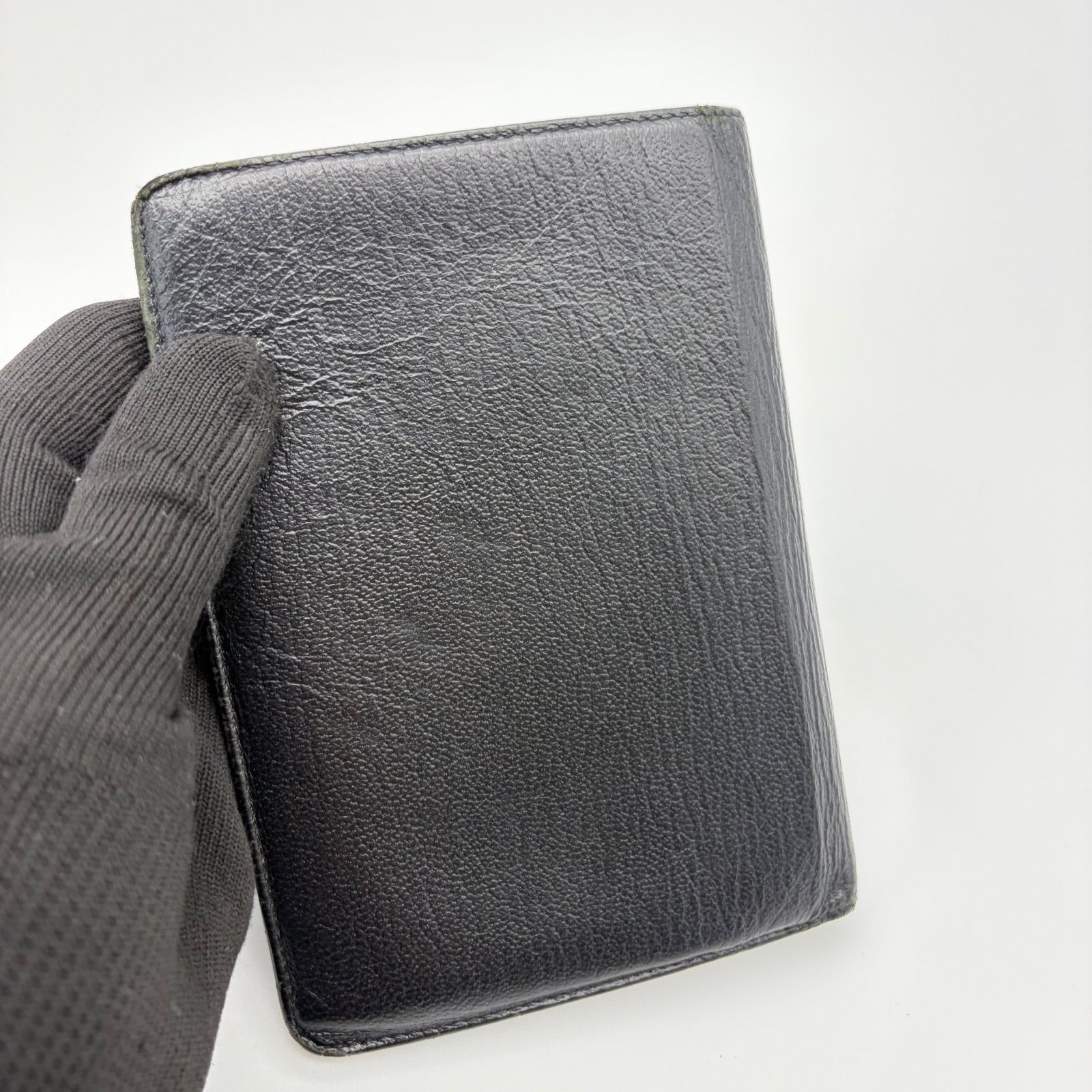 CHANEL　財布　ジャンク品 CHANEL シャネル 折り財布 ココマーク ブラック レザー ジャンク