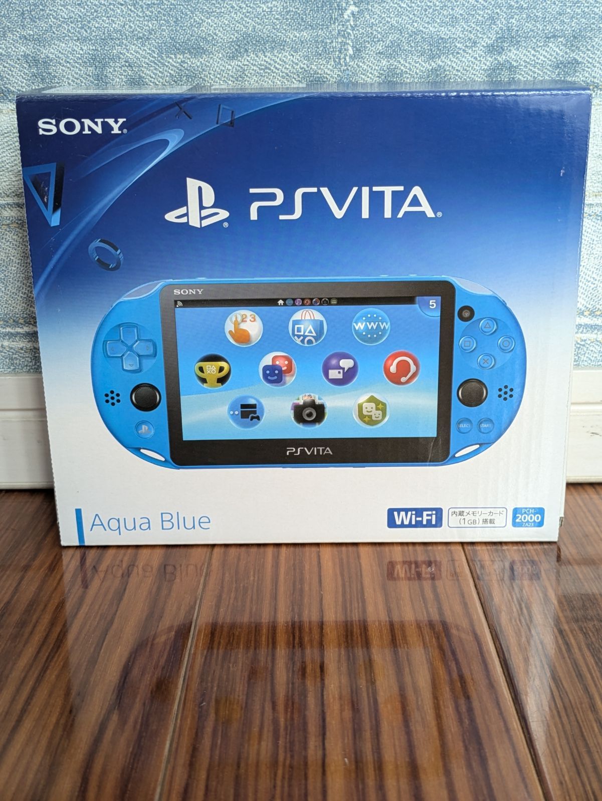 314　※空箱※　SONY　PlayStation　PSVITA　PSvita　Vita　PCH-2000　ブルー①