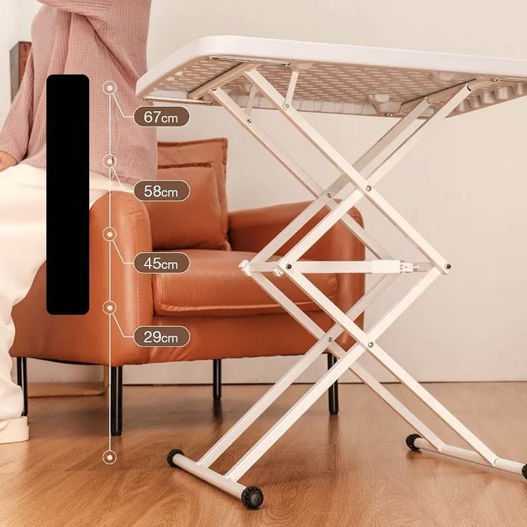 昇降式テーブル センターテーブル リビングテーブル 幅さ45cm*長さ65cm*高