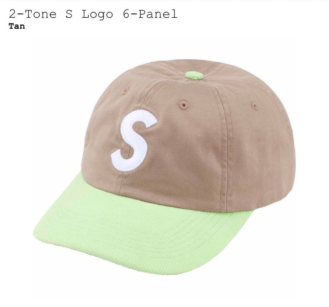 シュプリーム 24SS  Supreme 2-Tone S Logo 6-Panel Tan