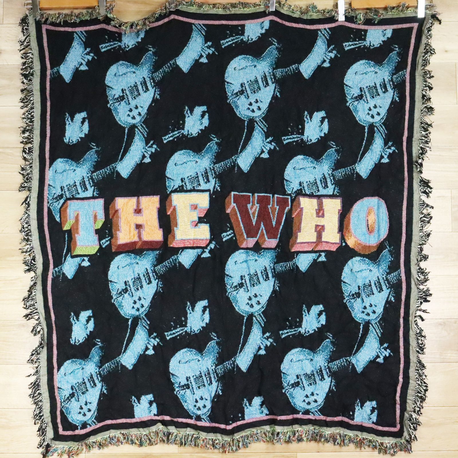 G7-4|O5.5-7 The Who ザ フー ロックバンド ギター ラグ マット カーペット ブランケット