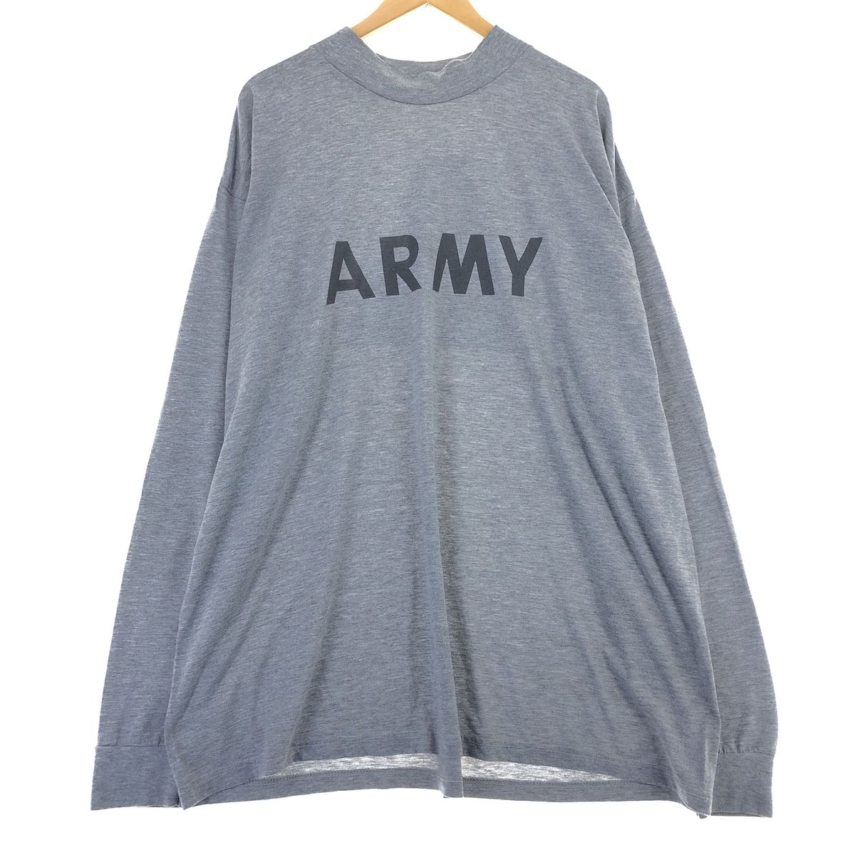 古着 U.S.ARMY ハイネック ロングTシャツ ロンT メンズXXL相当/eaa430879