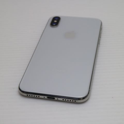 超美品 SIMフリー iPhoneX 256GB シルバー スマホ 即日発送