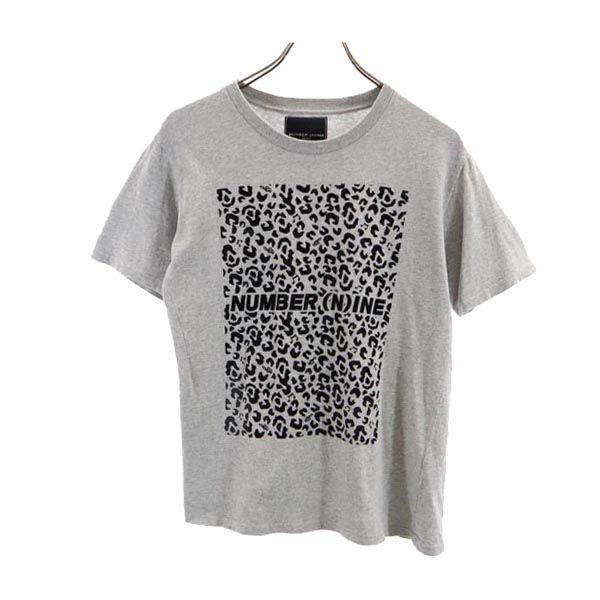 ナンバーナイン ロゴ 半袖 Tシャツ M グレー系 NUMBER(N)INE メンズ 【中古】  【230520】 メール便可