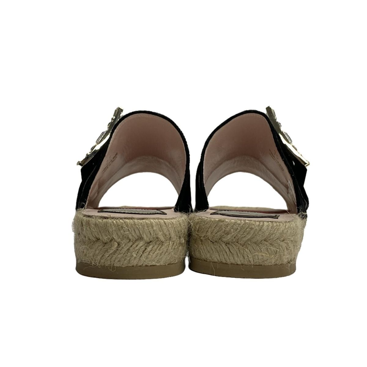 RogerVivier(ロジェヴィヴィエ) サンダル 35 レディース - 黒×ベージュ 