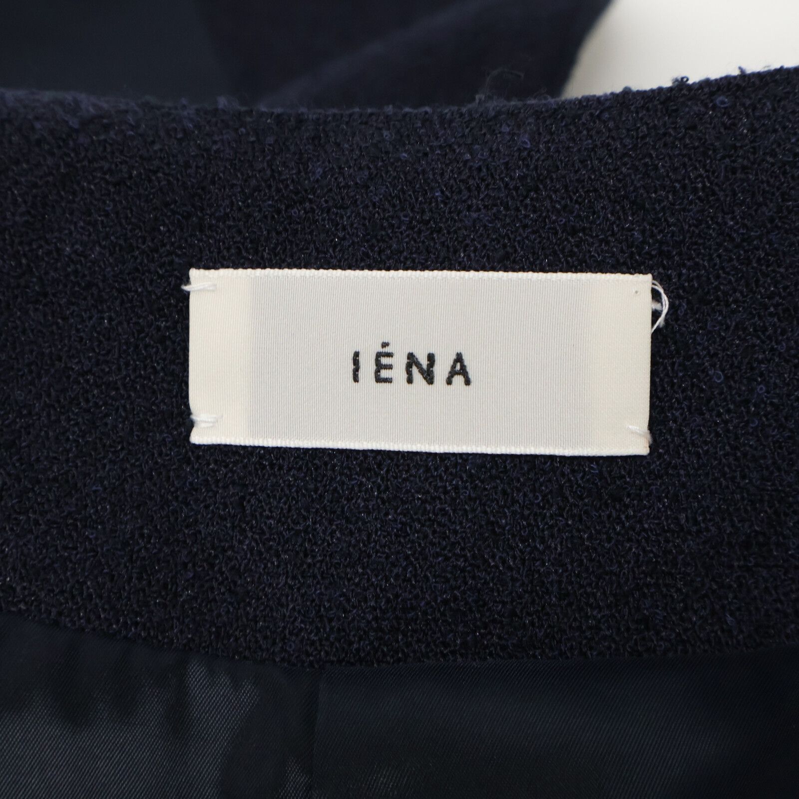 イエナ 25SS ﾈｲﾋﾞｰ ｷｭﾌﾟﾗ混 ﾉｰｶﾗｰﾂｲｰﾄﾞｼﾞｬｹｯﾄ 36 