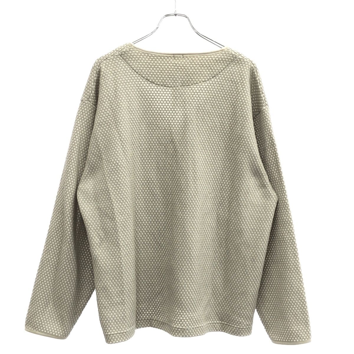 chimala チマラ ジャガードニットカーディガン CS37-K16 グレー L