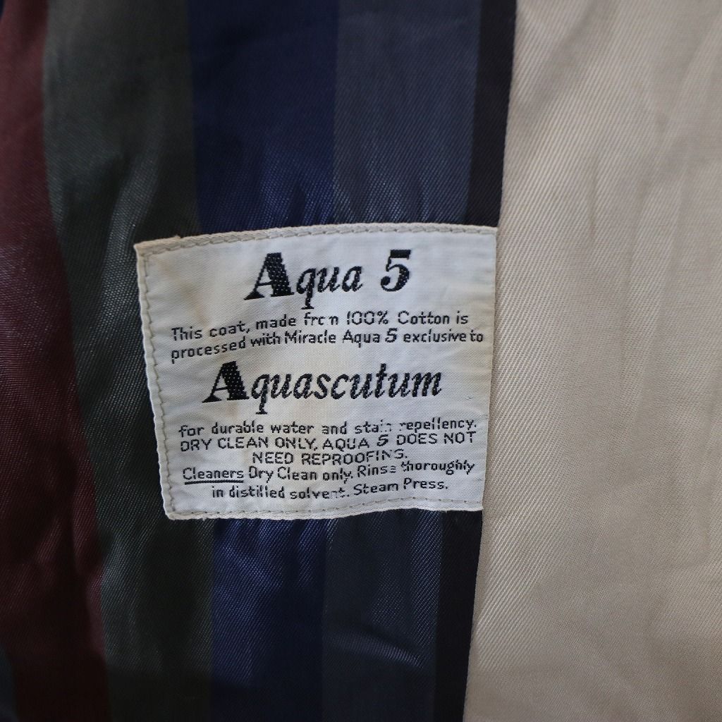 SALE/ 60年代 イングランド製 Aquascutum アクアスキュータム ステン 