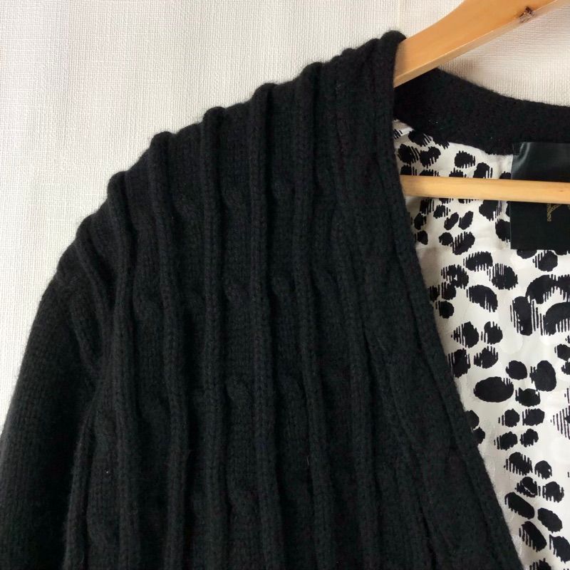 ポーシャル poushal カーディガン 長袖 ニット カシミヤ混 イタリア製