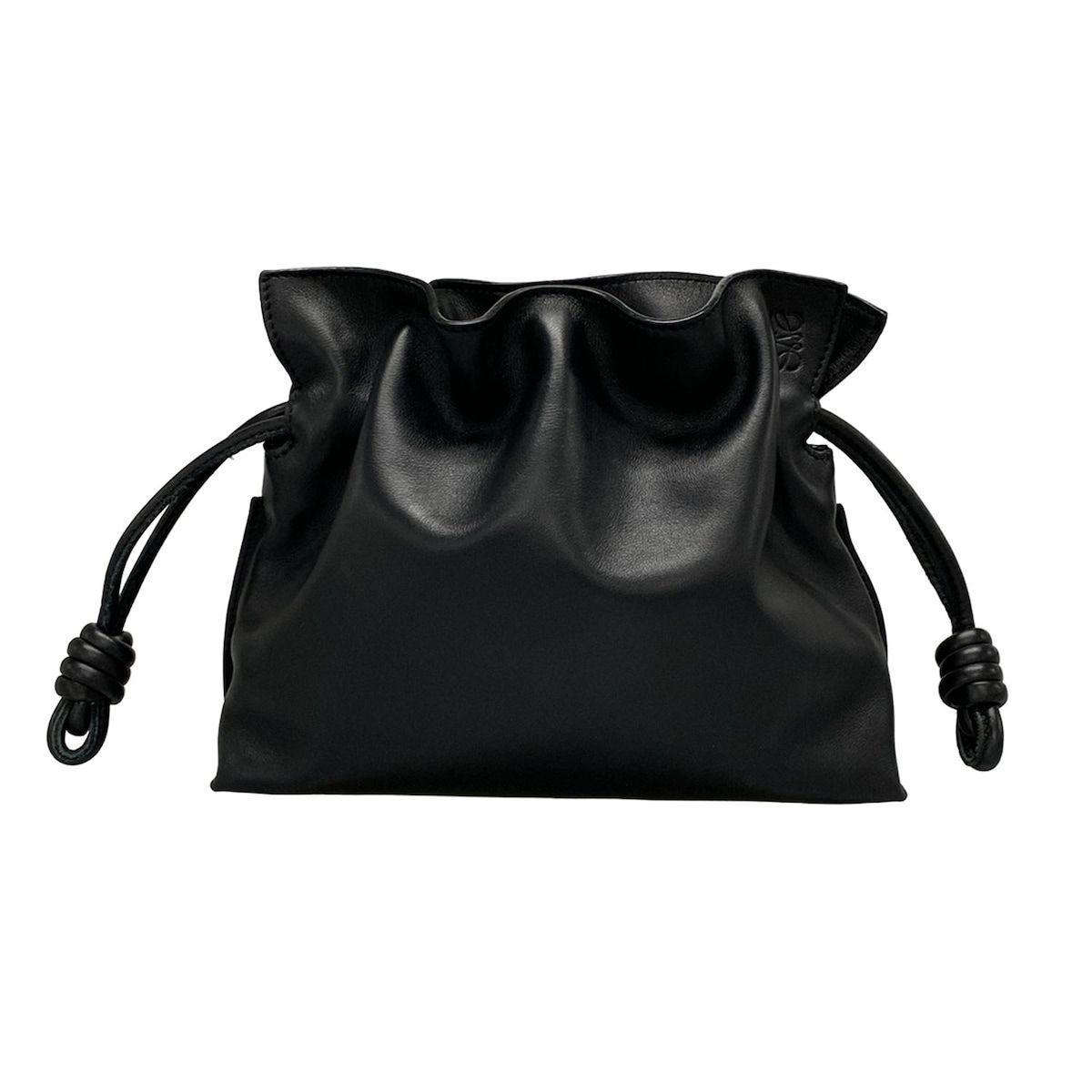 LOEWE(ロエベ) クラッチバッグ美品 フラメンコクラッチ ミニ 黒