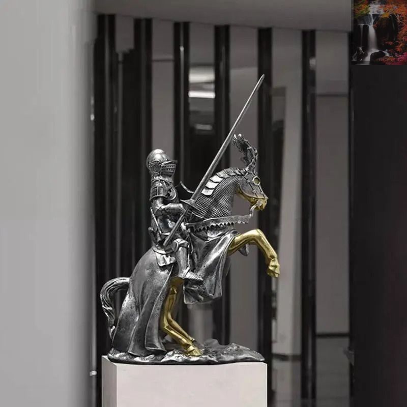 ⭐️西洋甲冑 騎士像 ナイト 中世 騎士 彫像 彫刻 ヨーロッパ置物 インテリア 西洋甲冑 騎士像 ナイト 中世 騎士 彫像 彫刻 ヨーロッパ置物