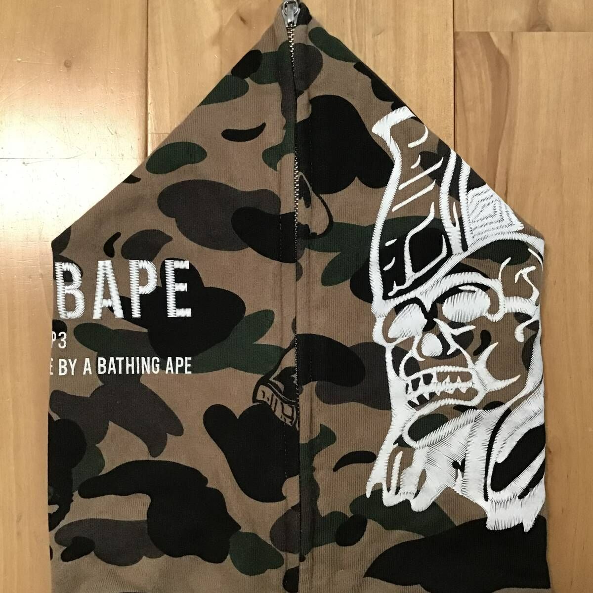 ☆2XL☆ URSUS BAPE フルジップ パーカー BAPE camo full zip hoodie 