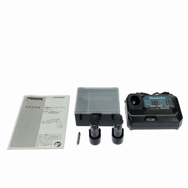 makita マキタ 7.2V 充電式ペンインパクトドライバ TD022DSHX バッテリー 7.2V 1.5Ah 充電器 ケース付き 電動工具 HRDEVELOPMENT_JP