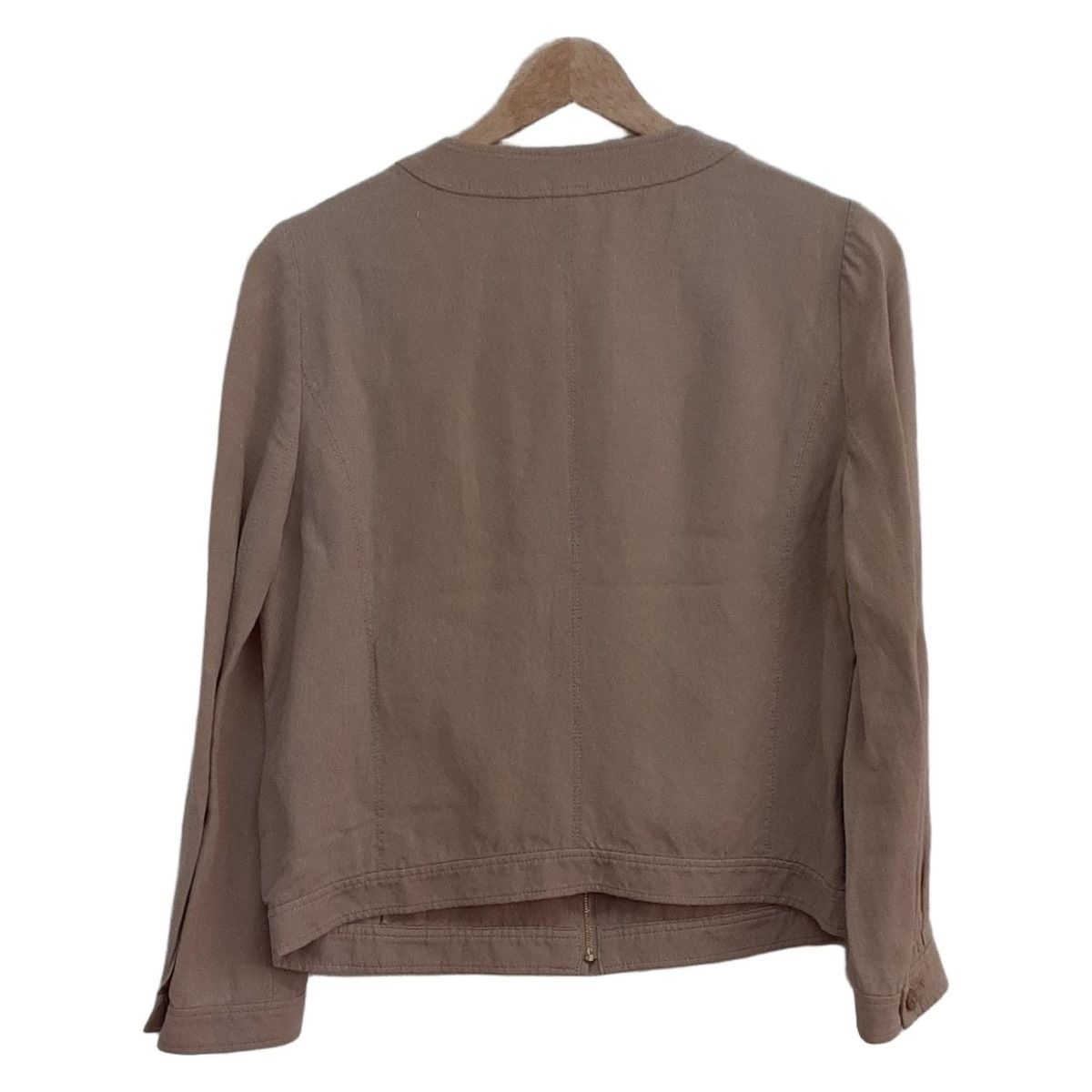 MACKINTOSH PHILOSOPHY - MACKINTOSH PHILOSOPHY(マッキントッシュフィロソフィー) ブルゾン サイズ38 L レディース美品  - ベージュ 長袖/ジップアップ/秋/春 MACKINTOSH PHILOSOPHY(マッキントッシュフィロソフィー