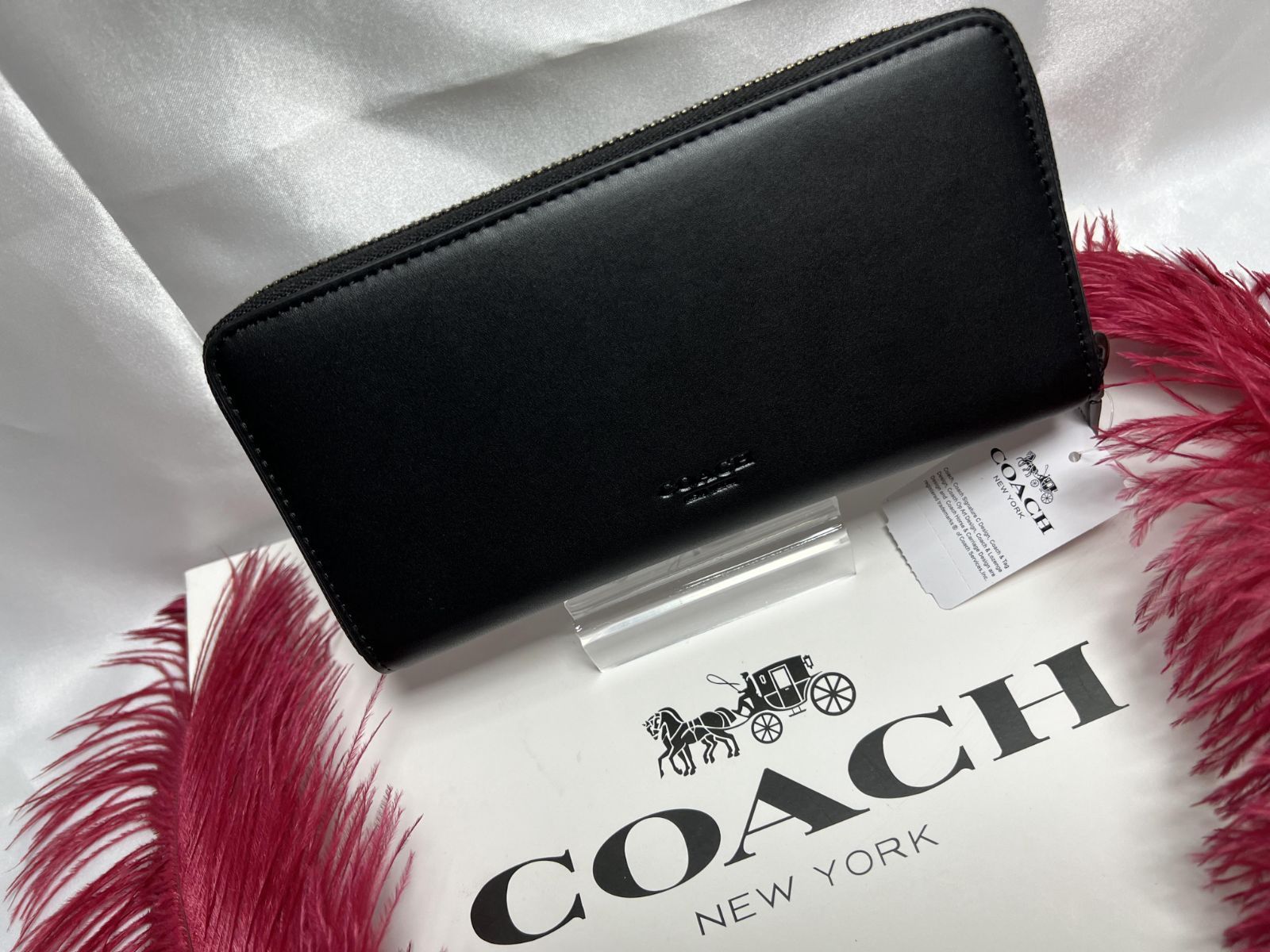 COACH コーチ 長財布 パックマン 黒 新品未使用 新生活 入学祝い - 長財布