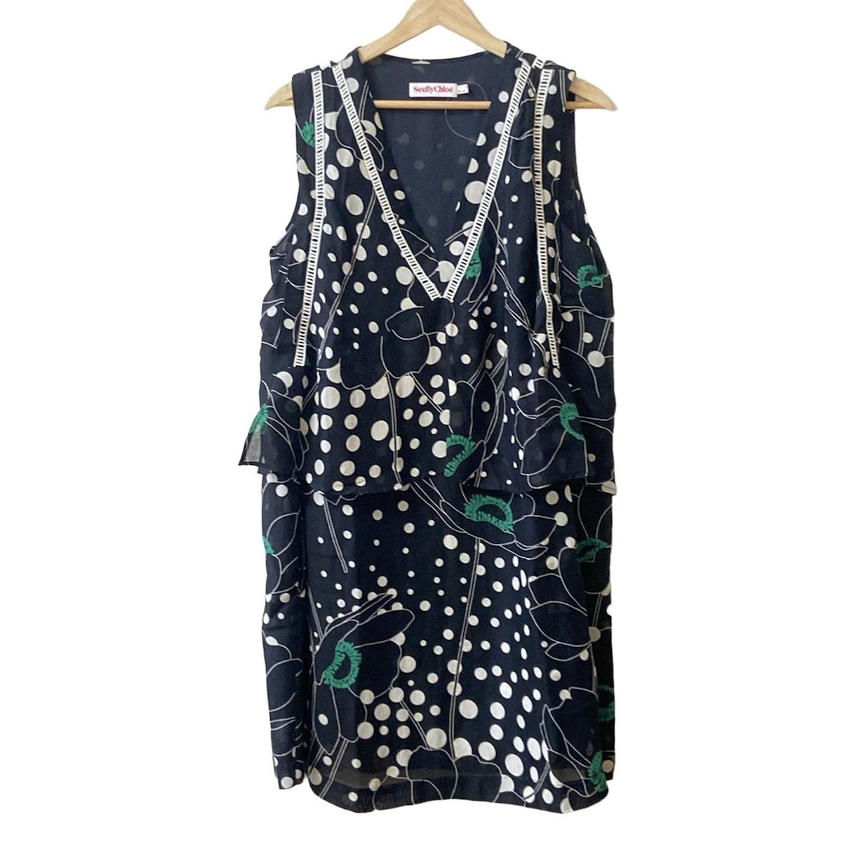 シーバイクロエ SEEBYCHLOE ワンピース 定価35700円 シーバイクロエ SEEBYCHLOE ワンピース 定価35700円（SEE BY