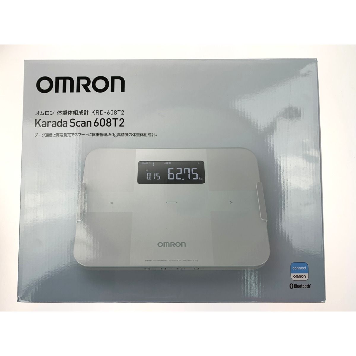 体重体組成計 KRD-608T2 カラダスキャン ホワイト OMRON オムロン