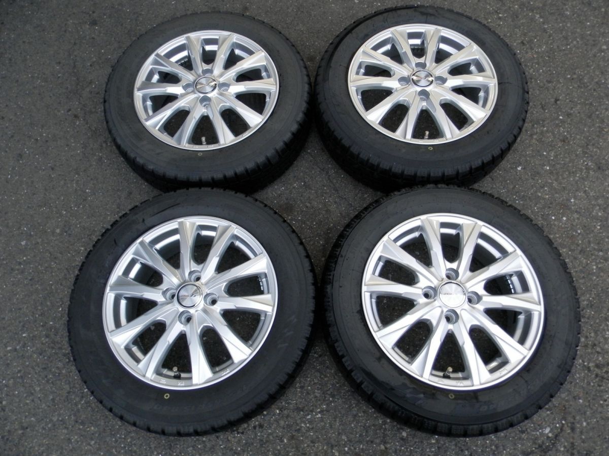 フィット JOKER GLIDE 15インチ 社外アルミホイール付スタッドレスタイヤ 4本SET 175 65R15 製 5.5J 42 4H 100