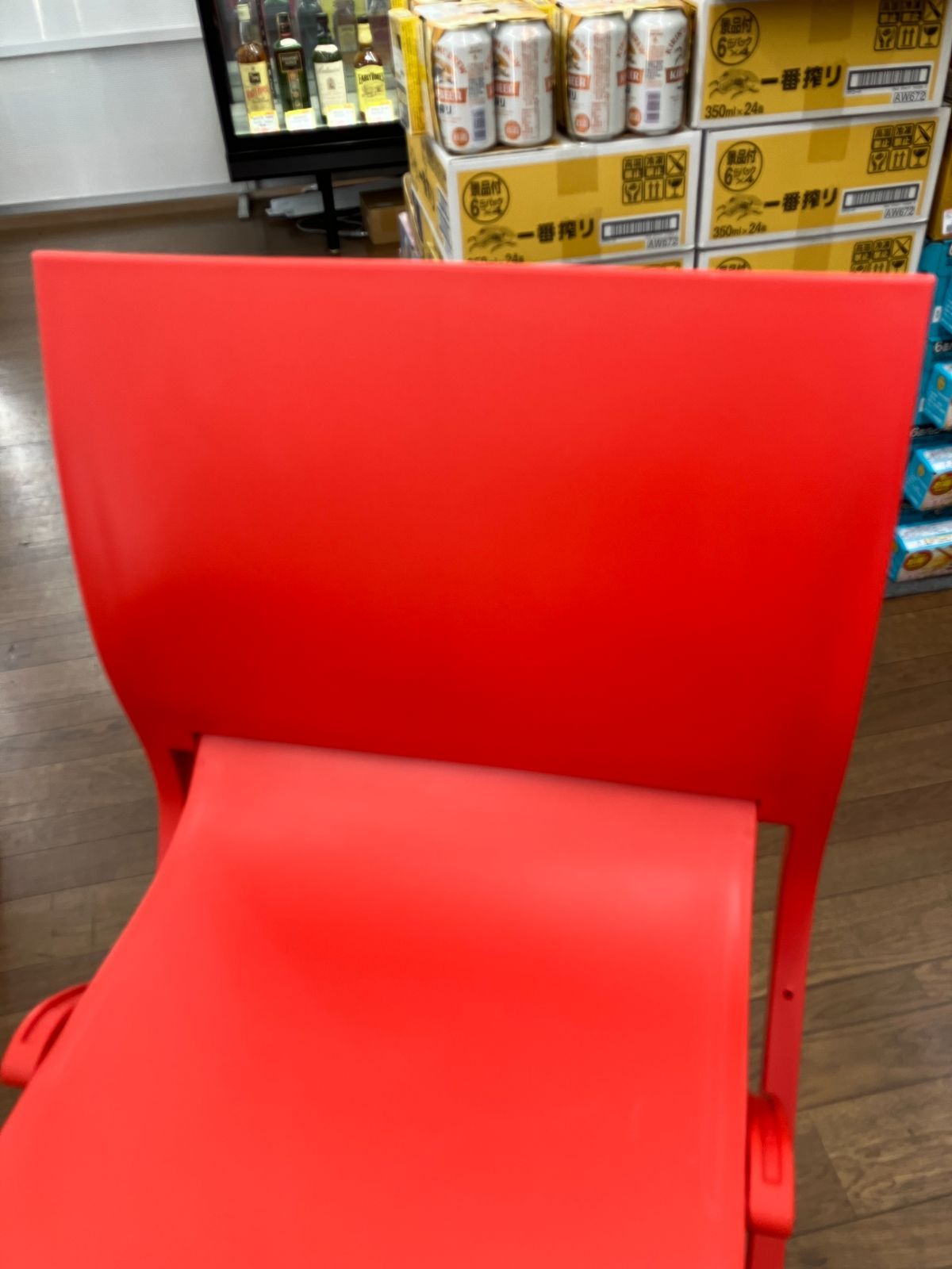 折り畳みチェア レッド