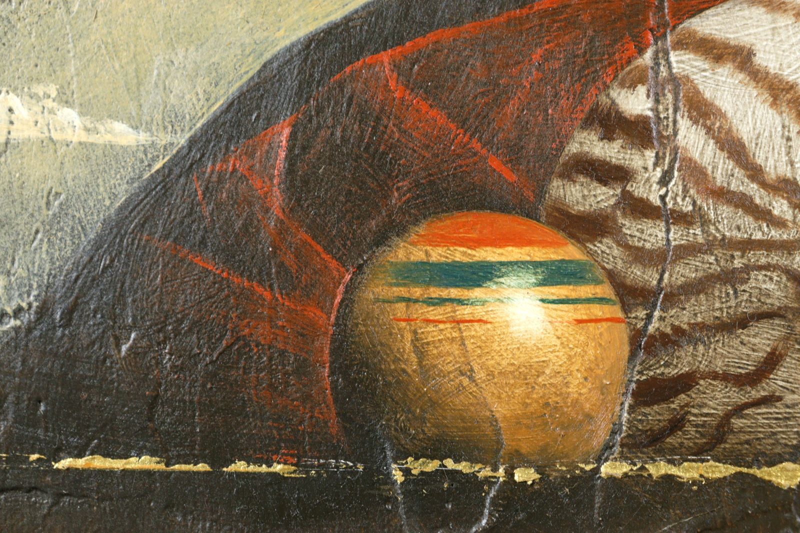 畑中優 「多くを知った」 肉筆油彩4号 唐物 骨董 古美術 楾 P87.1-OU3