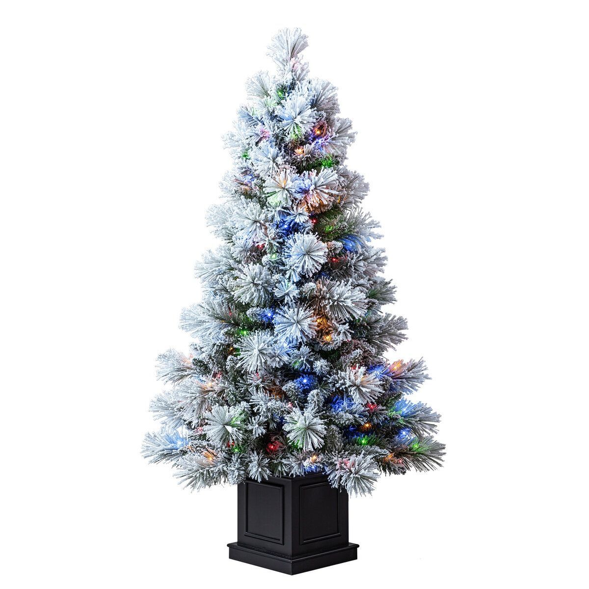 新品未開封】コストコ 4.5Ft Pre-Lit Flock Tree クリスマス