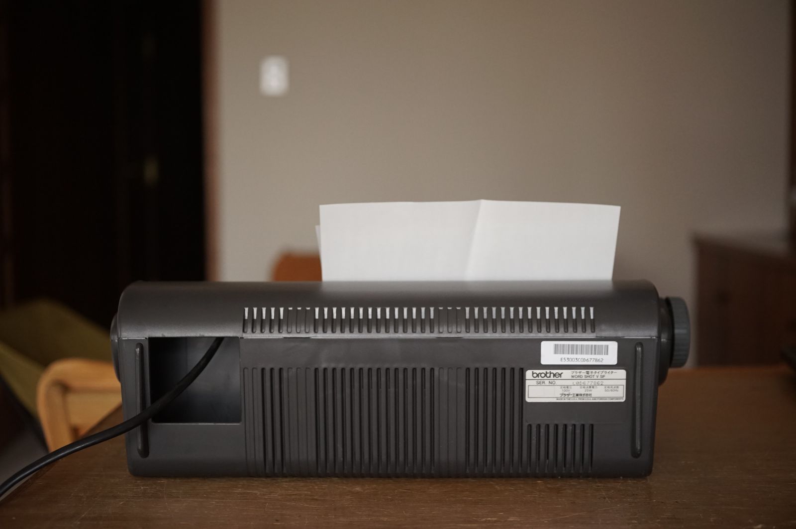 brother 電子タイプライター WORDSHOT V 訳あり】BROTHER 電子タイプ