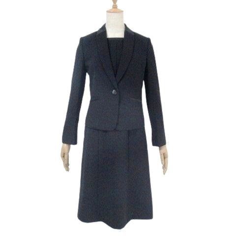 【極美品】ソーシャルタイム 高級喪服 礼服 ブラックフォーマル 冠婚葬祭 東京ソワール ソーシャルタイム 美品 ブラックフォーマル 2点