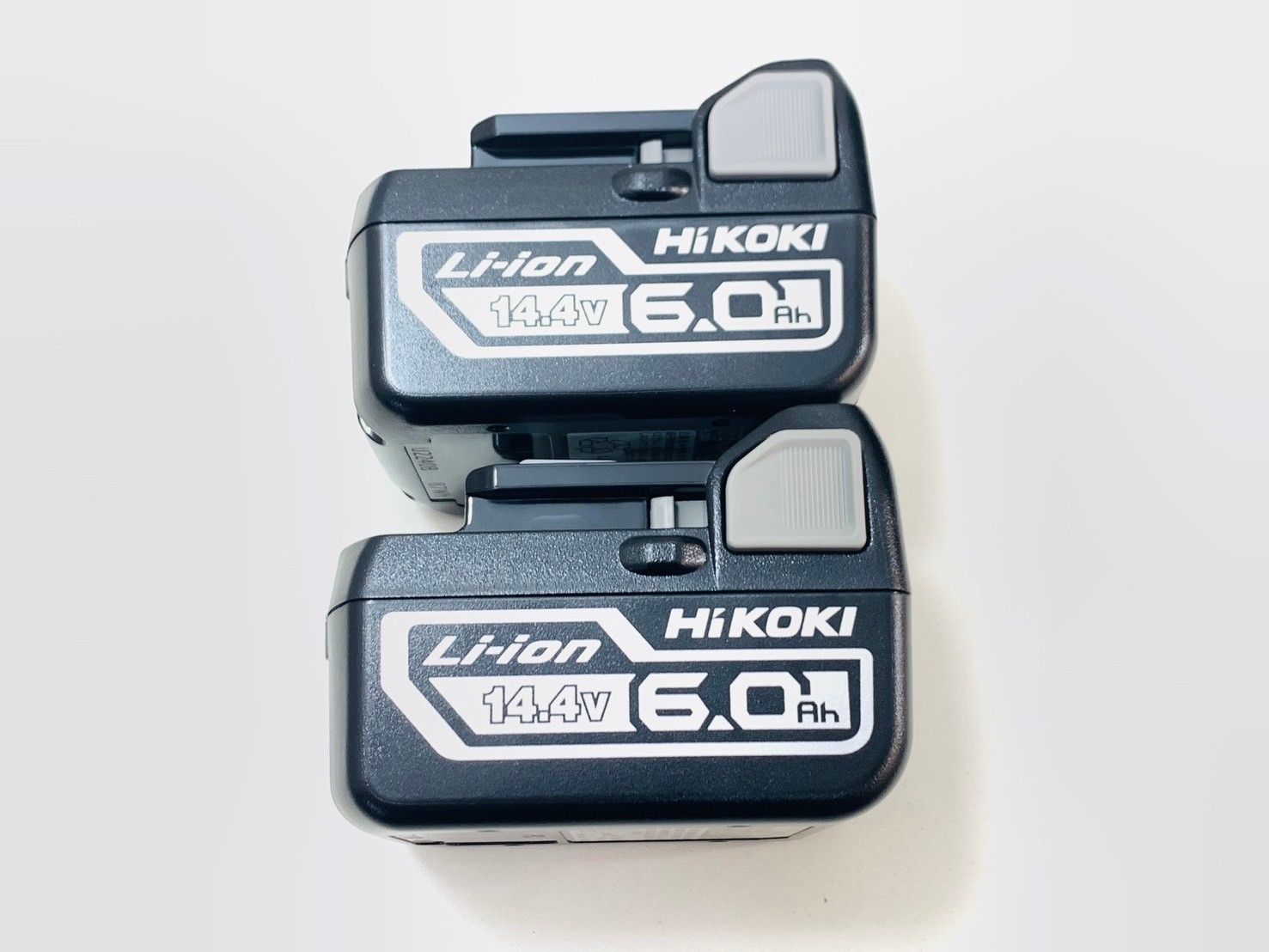 未使用 2点セット HIKOKI ハイコーキ 14.4V 6.0Ah リチウムイオンバッテリー BSL1460 大容量 蓄電池 日立工機 14V リプロス