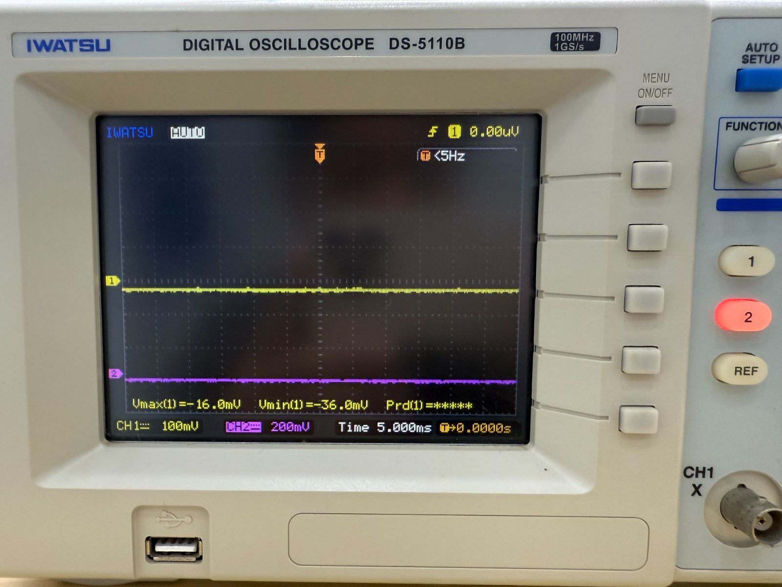 夢 岩崎通信機 100MHz 1GS s 2chデジタルオシロスコープ DS-5110B