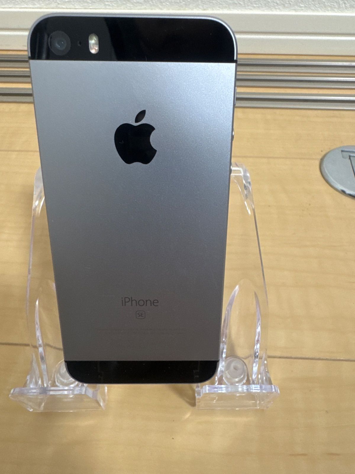 21 未検品 Apple iPhoneSE 64GB スペースグレイ 本体 SoftBank 動作未確認