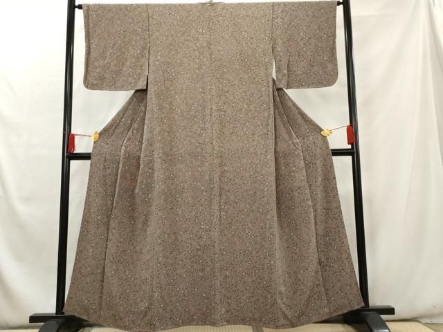 ZF-665 色無地 紋無 叩き染 正絹 袷 広衿 高級 上質 上品 平和屋着物□豪華振袖 駒刺繍 鏡裏花文 暈し染め 金彩 正絹 逸品