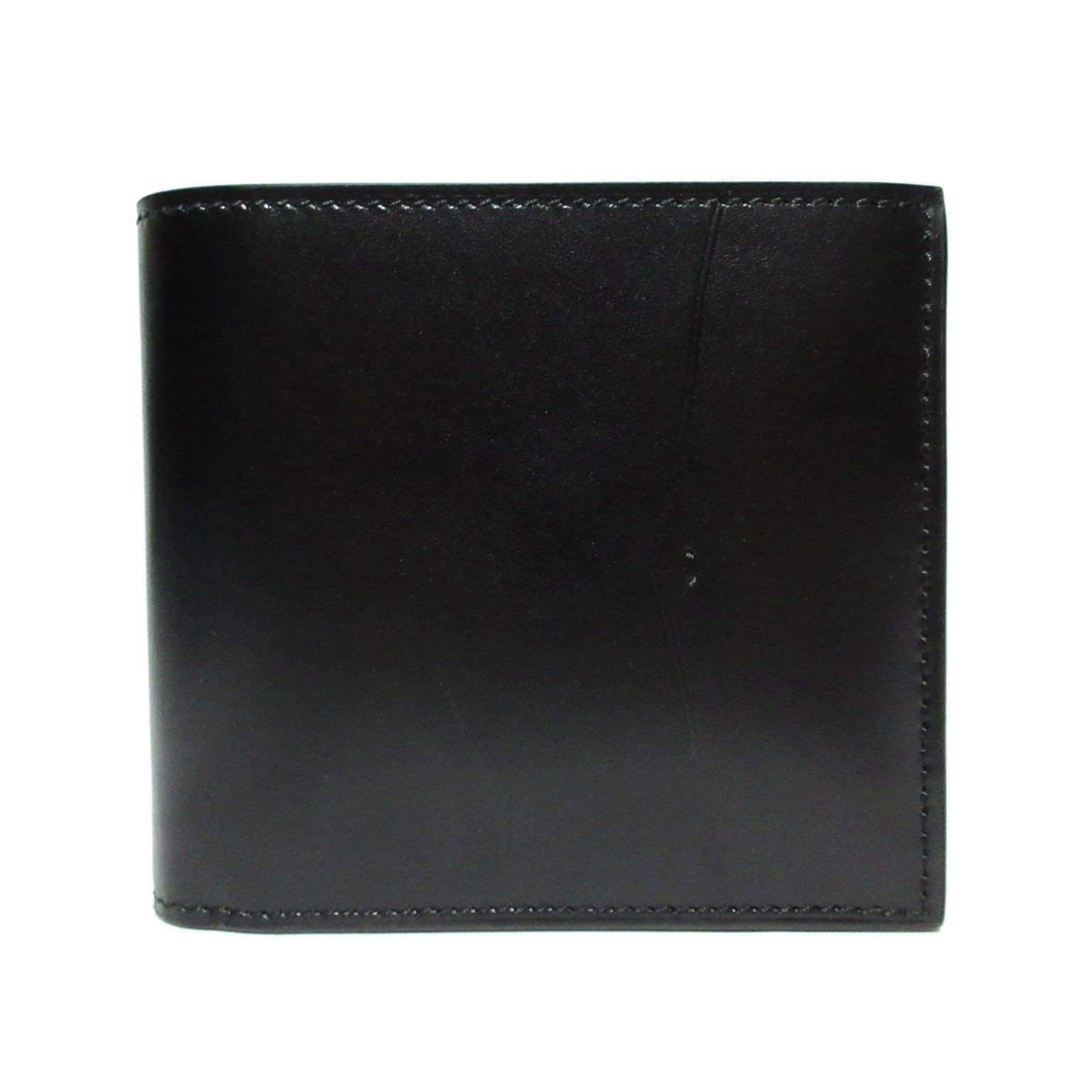 新品エドワードグリーン黒イングランド製 二つ折り財布 - メルカリ