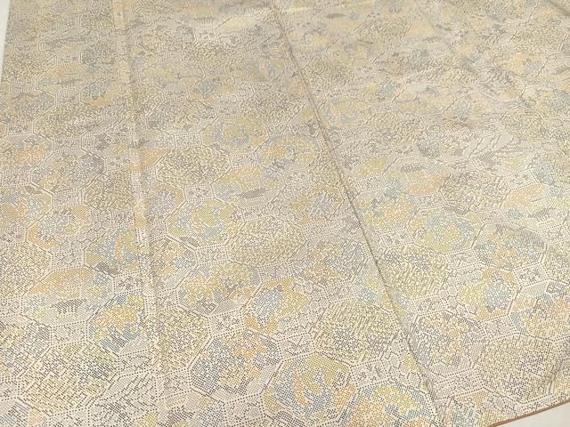 平和屋着物○本場染大島紬 草花文 正絹 逸品 AAAZ1792ph