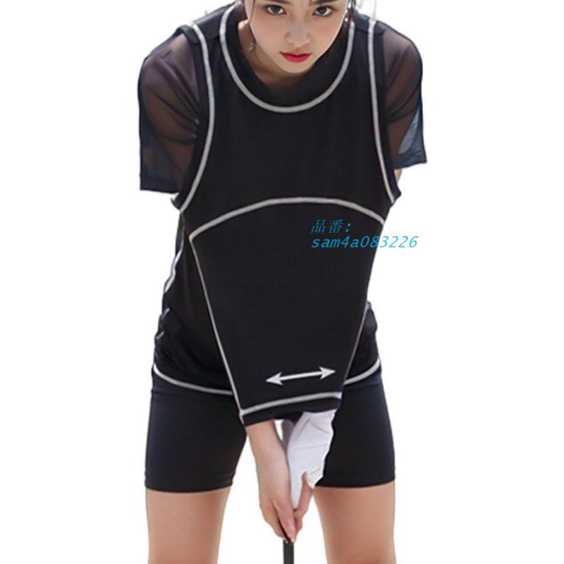 ゴルフ ス練習器具 ゴルフ練習服 スイング練習機 三角形 FIT トレーニング器具 矯正 練習器 腕矯正服 ゴルフスチョッキ着 ゴルフスイングシャツ am4a083226