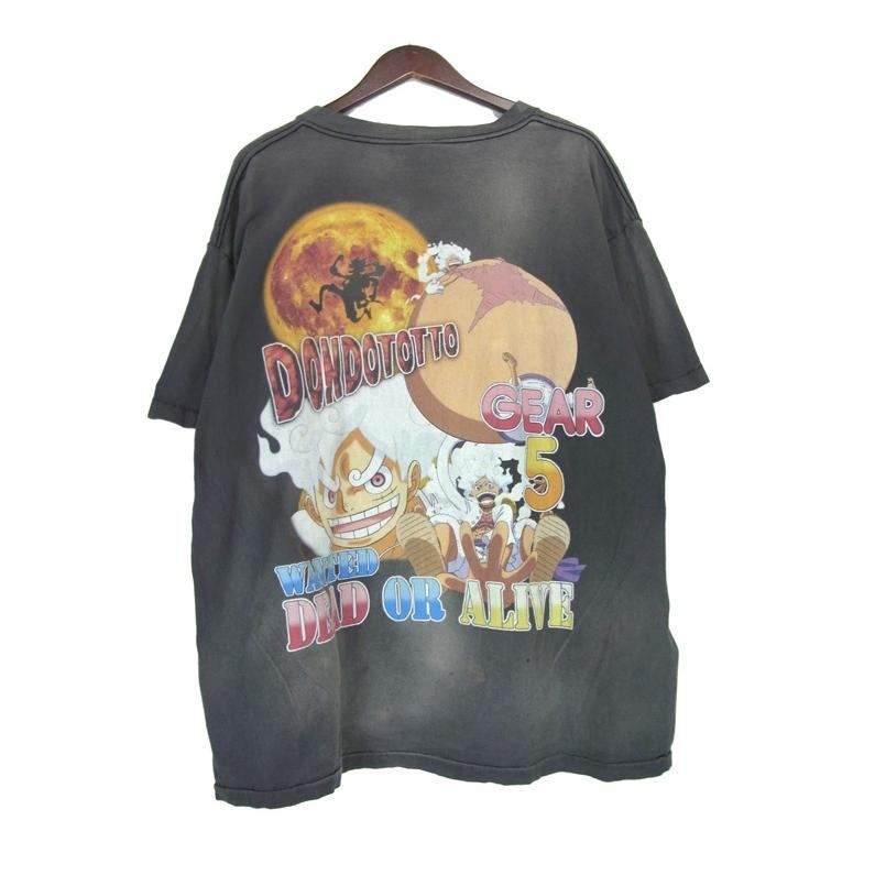 セントマイケル SAINT MICHAEL × ワンピース ONE PIECE 23AW 【 OP SS T SHIRT LUFFY SM A23  0000 C27 】 ルフィ ギア5 ニカ ヴィンテージ 加工 プリント Tシャツ 37322 - メルカリ