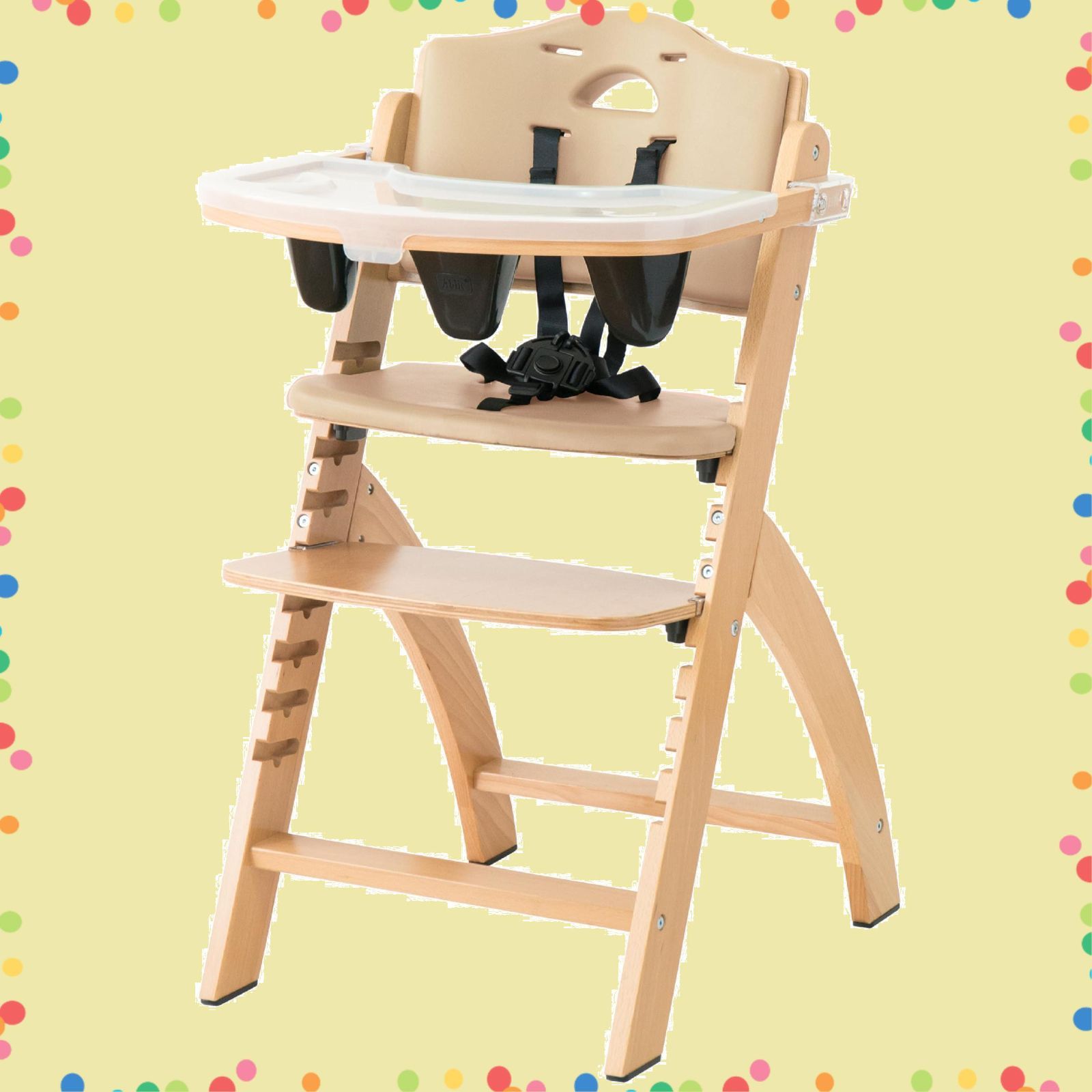 リニューアル品　ビヨンドジュニアハイチェア　マホガニー・ホワイト（訳アリ） ビヨンドジュニアハイチェアマホガニー・ホワイト（訳アリ）