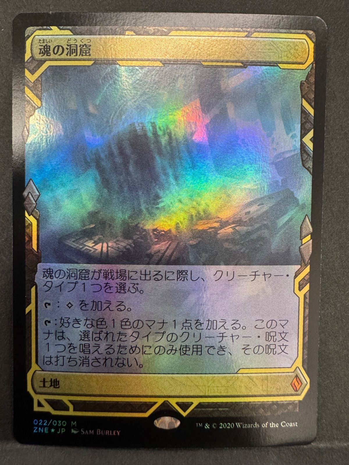 魂の洞窟　ゼンディカーエクスペディション 日本語版 MTG 魂の洞窟 日本語 foil ゼンディカーエクスペディション ZNE
