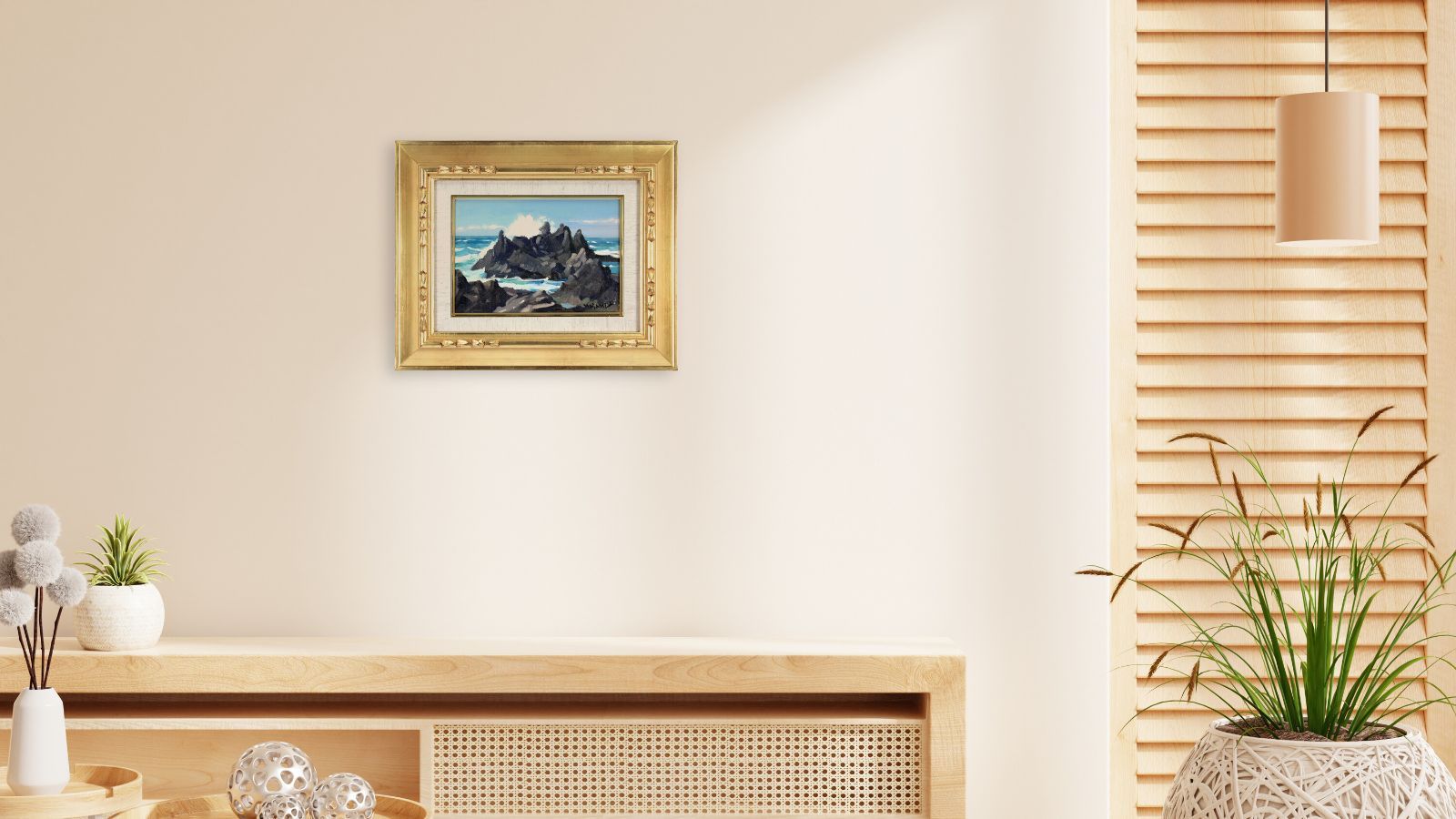 山岸正巳「北涛古宇海岸」 油絵・油彩画 絵画 山岸正巳「北涛古宇海岸」 油絵・油彩画 絵画 - メルカリ