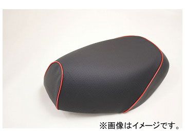 2輪 グロンドマン 国産シートカバー エンボス（黒）/赤パイピング（張替） 品番：GH110YC80P40 JAN：4571470270232 ヤマハ リモコンジョグ（SA36/39）4スト