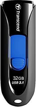 全国無料，限定セール 【中古-非常に良い】Transcend USBメモリ 32GB USB3.1 スライド式 ブラック TS32GJF790K USBメモリ