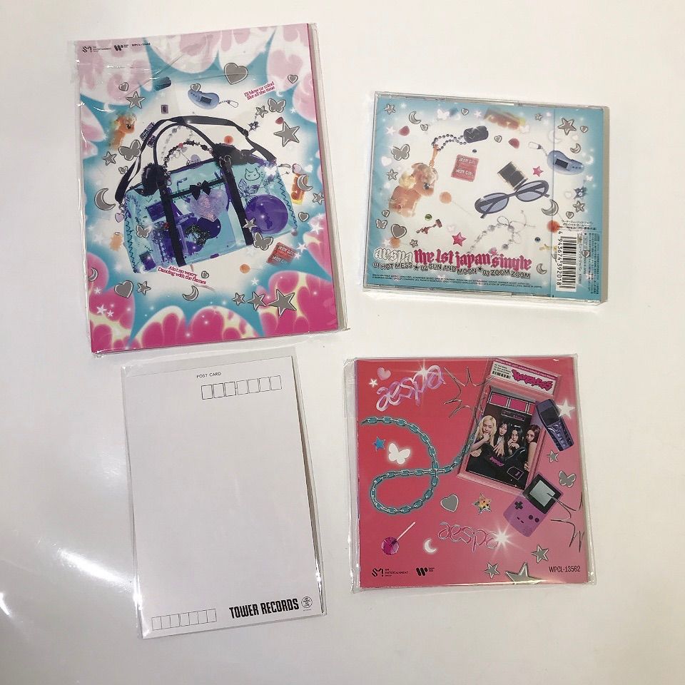 未開封品】aespa エスパ《3形態同時購入特典付セット》Hot Mess