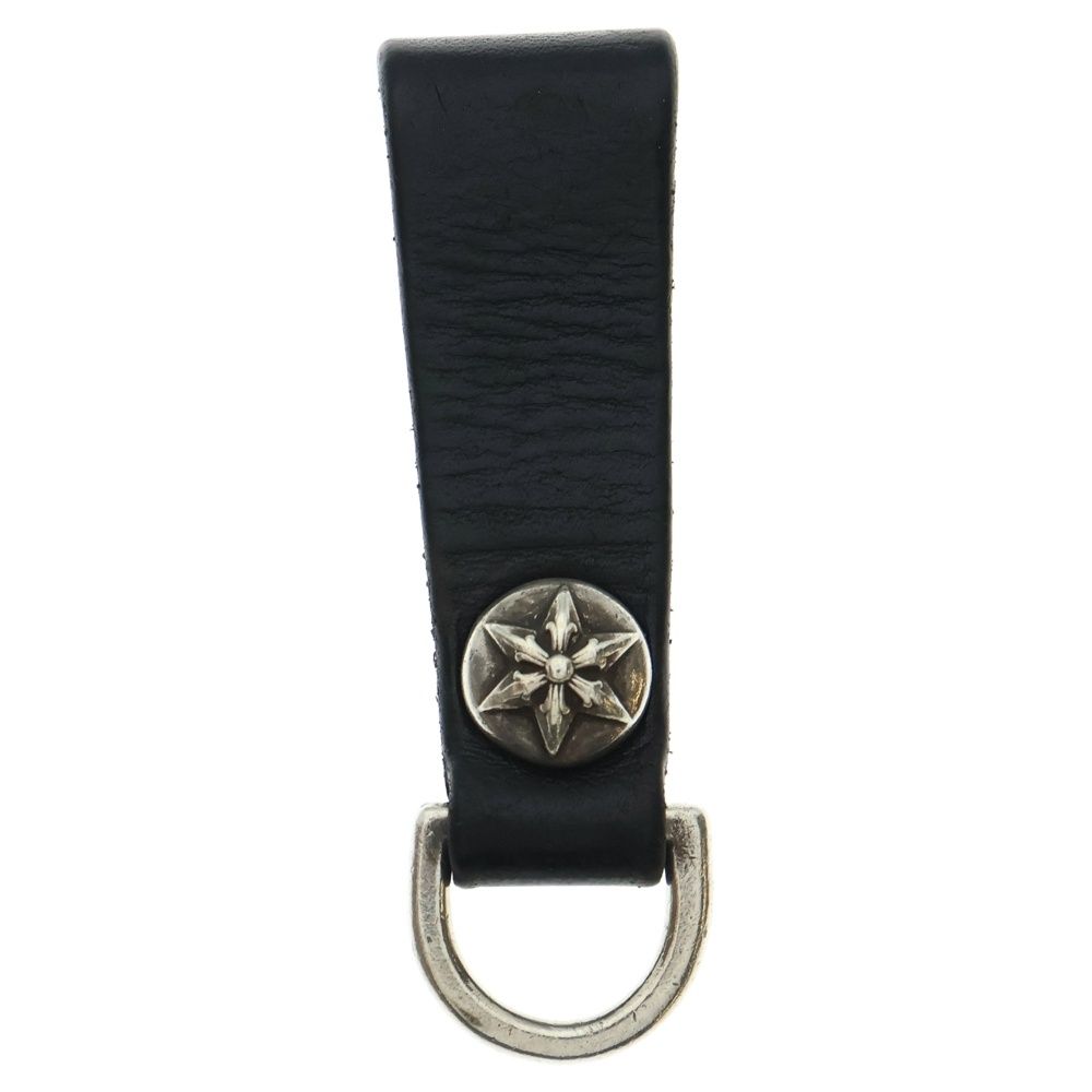 CHROME HEARTS クロムハーツ BELT LOOP D RING Dリング スターベルトループ ブラック|シルバー