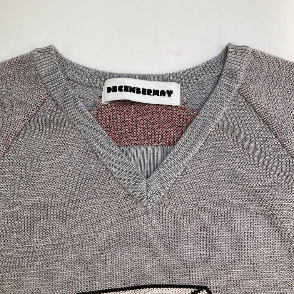 サイズ：M DECEMBERMAY ディセンバーメイ ウール混 ニットセーター