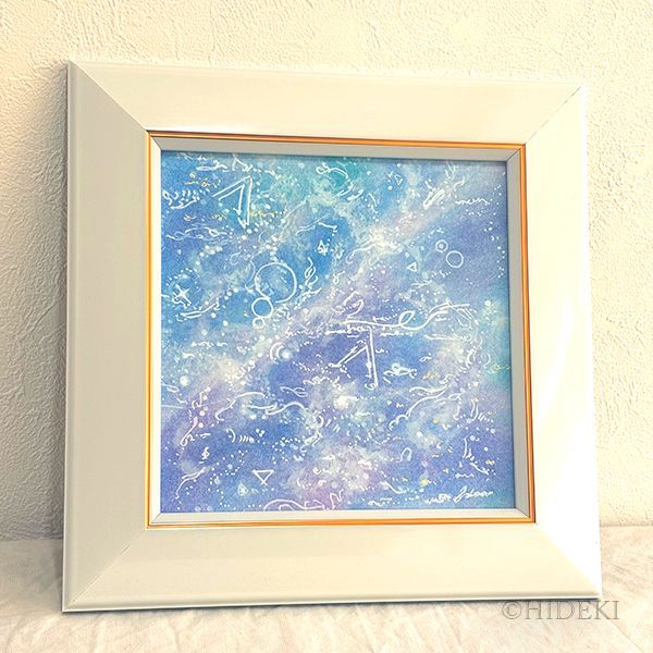 抽象画パステルアート