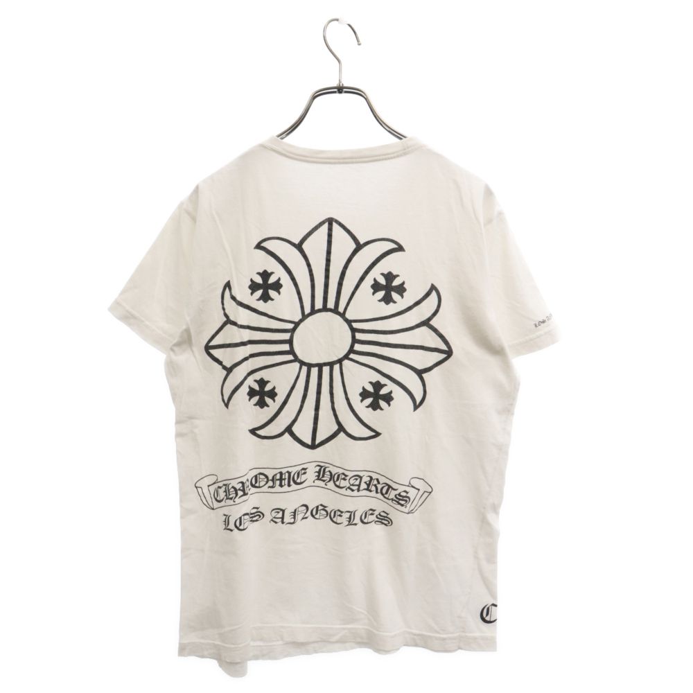 Chrome Hearts ホワイト Tシャツ ロサンゼルス CHROME HEARTS (クロムハーツ) LA CH T-SHRT ロサンゼルス 限定
