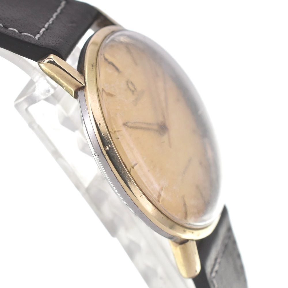 オメガ OMEGA ヴィンテージ シーマスター SS/GP/レザー 手巻き メンズ