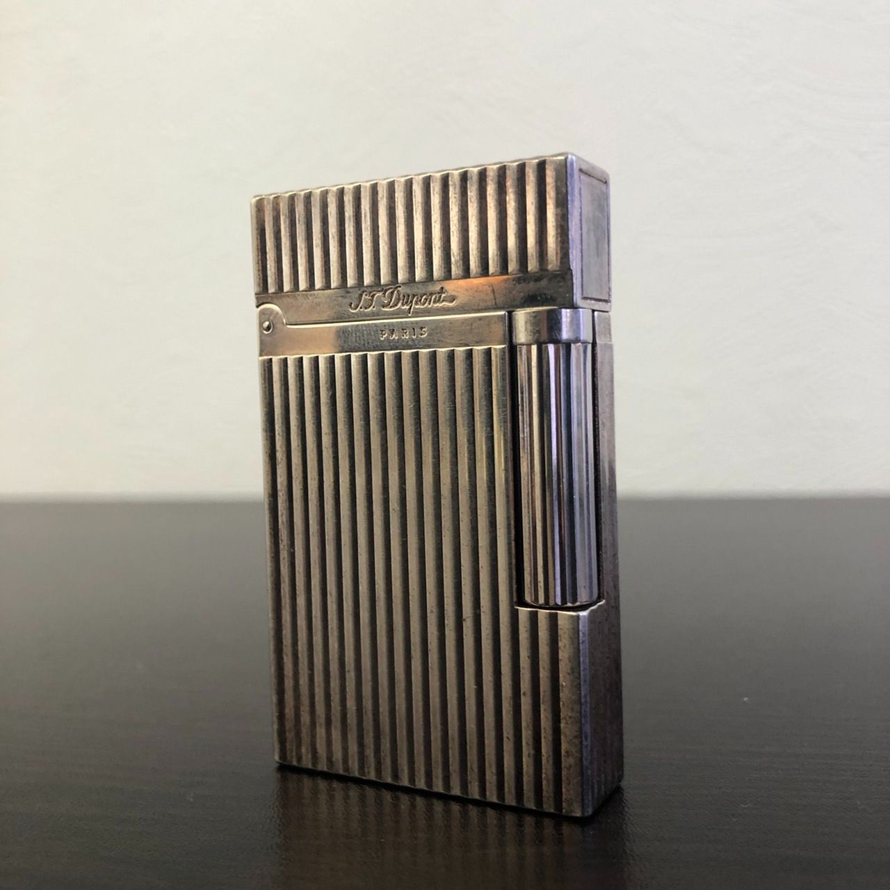 S.T. Dupont シルバーライター 専用ケース付き S.T. Dupont シルバーライター 専用ケース付き S.T.ドュポン ライター