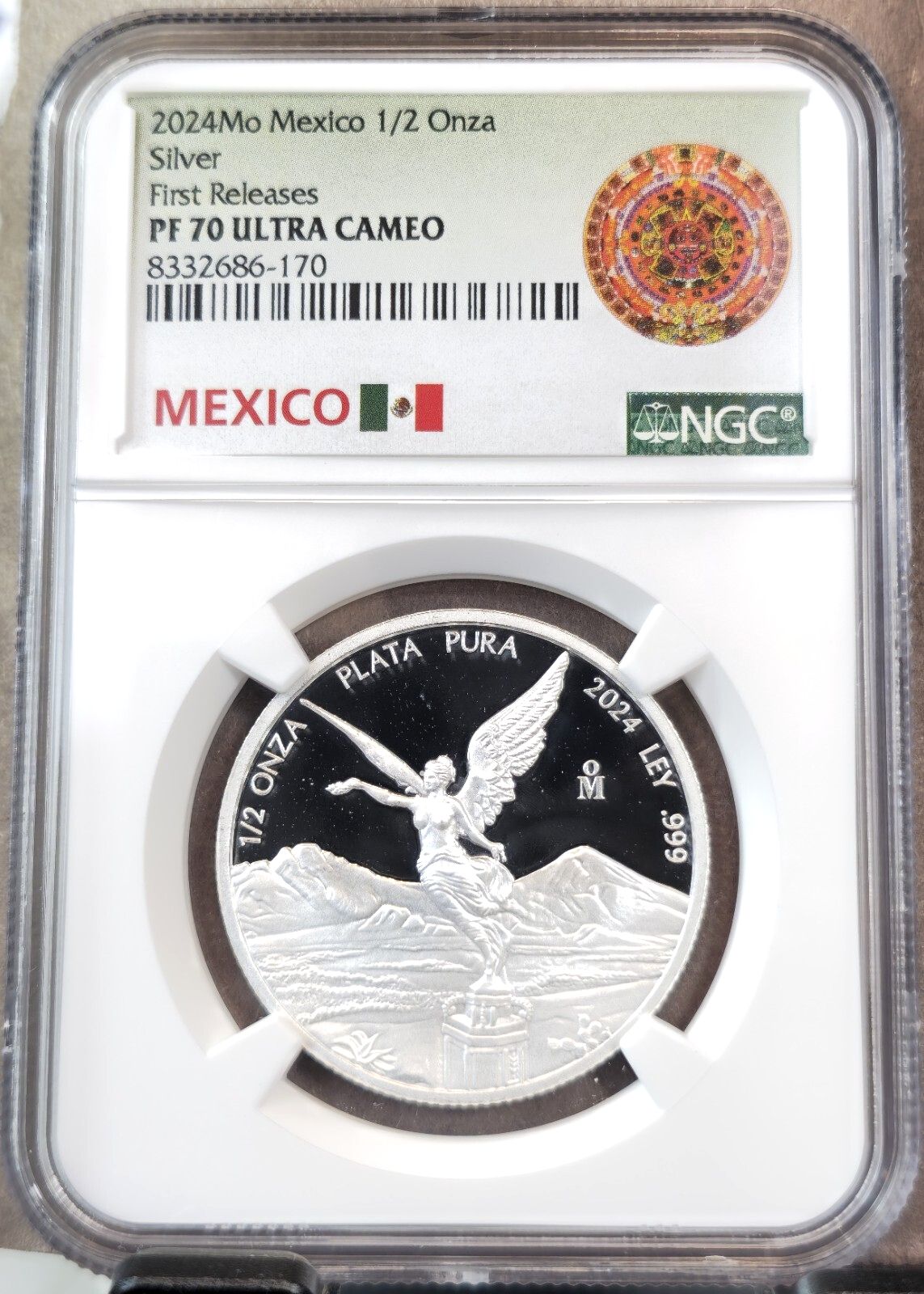 2025 MEXICO SILVER LIBERTAD 1|2 ONZA NGC PF 70 ULTRA CAMEO FIRST RELEASES