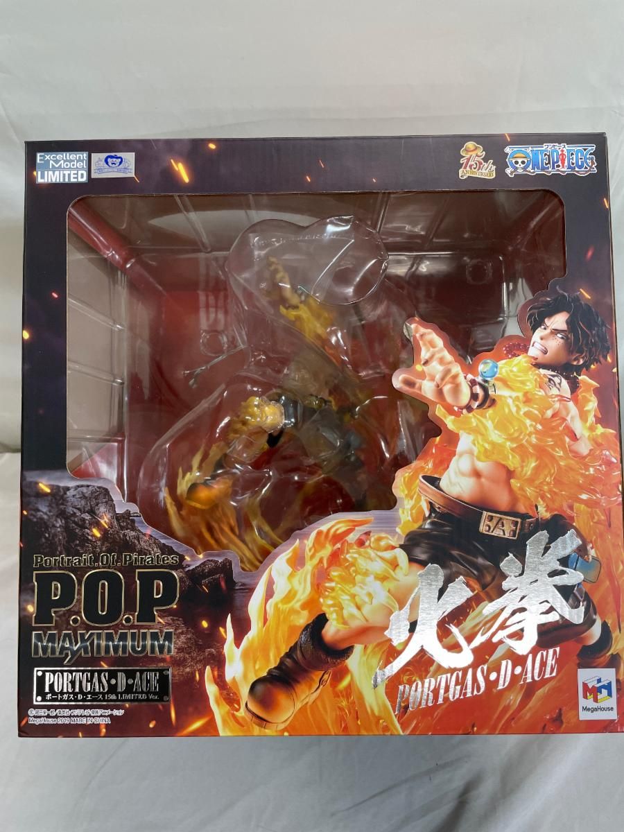 ♪ ONE PIECE ワンピース フィギュア P.O.P POP NEO-MAXIMUM ポートガス D エース 15th LIMITED Ver. ＊同梱不可